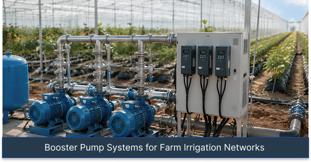 Booster Pump Systems for Farm Irrigation Networks