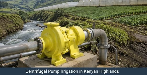 Centrifugal Pump Irrigation in Kenyan Highlands